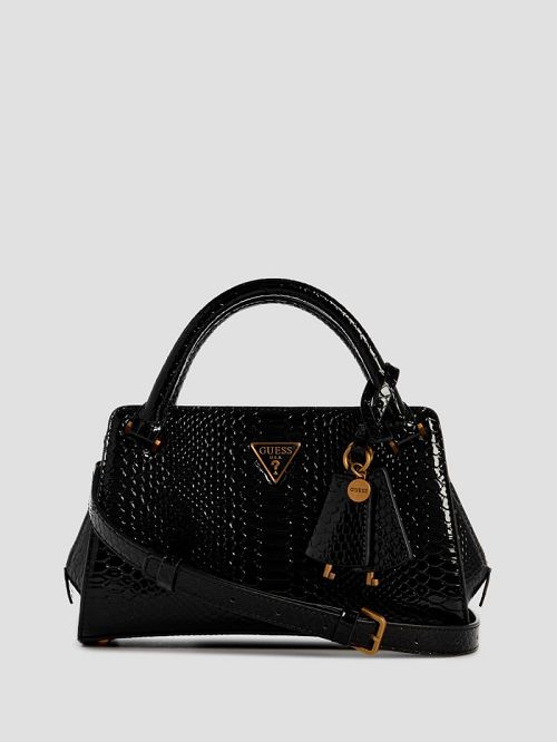 Guess Georgina Small Girlfriend Satchel Negrii | GUESS-SN29340