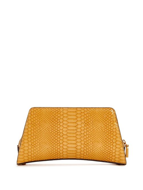 Guess Georgina Top-Zip Crossbody Galbeni | GUESS-SN28992