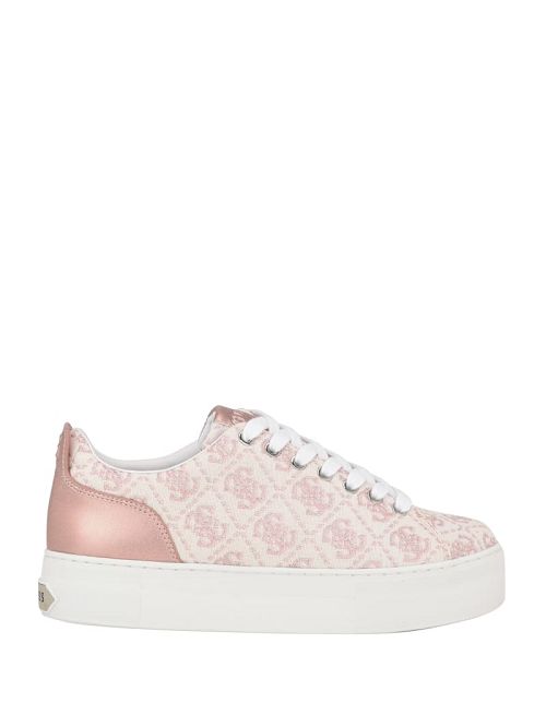 Guess Giaa Logo Print Low-Top Sneakers Roz | GUESS-SN29521