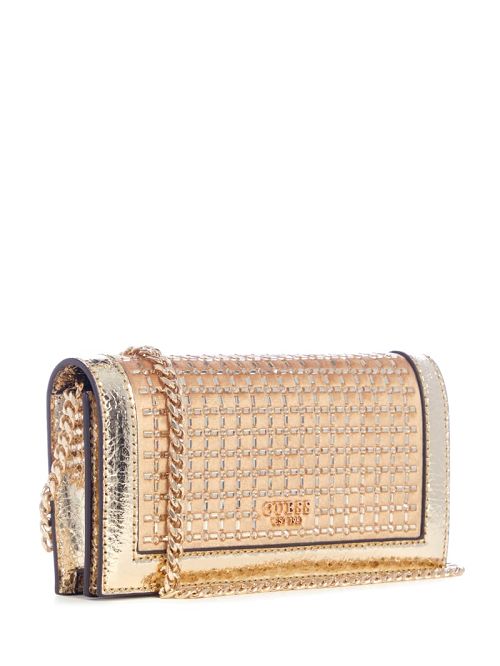 Guess Gilded Glamour Mini Crossbody Clutch Aurii | GUESS-SN28777