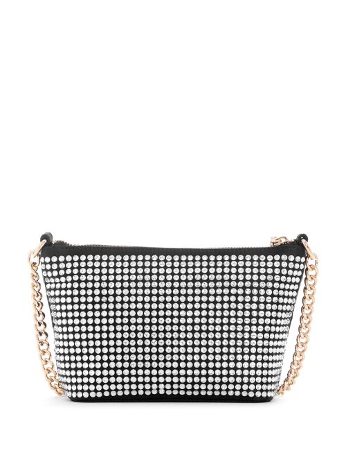 Guess Gilded Glamour Mini Top-Zip Bucket Bag Negrii | GUESS-SN29106