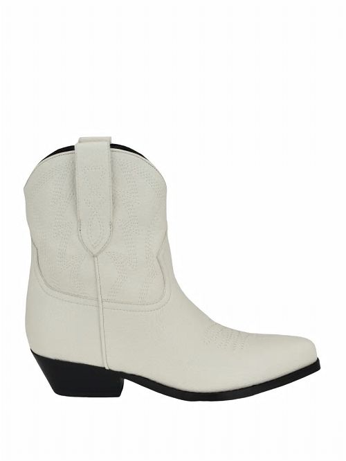 Guess Ginette Cowboy Ankle Booties Albi | GUESS-SN29900