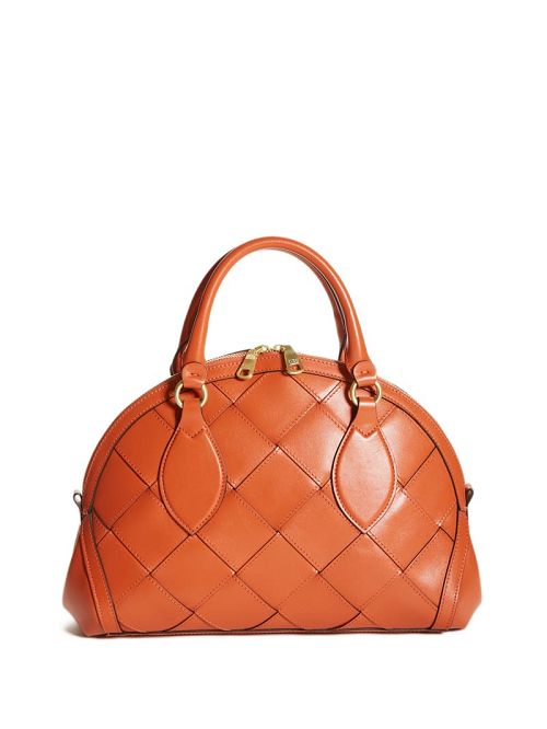 Guess Giorgia Leather Dome Bag Portocalii | GUESS-SN29373