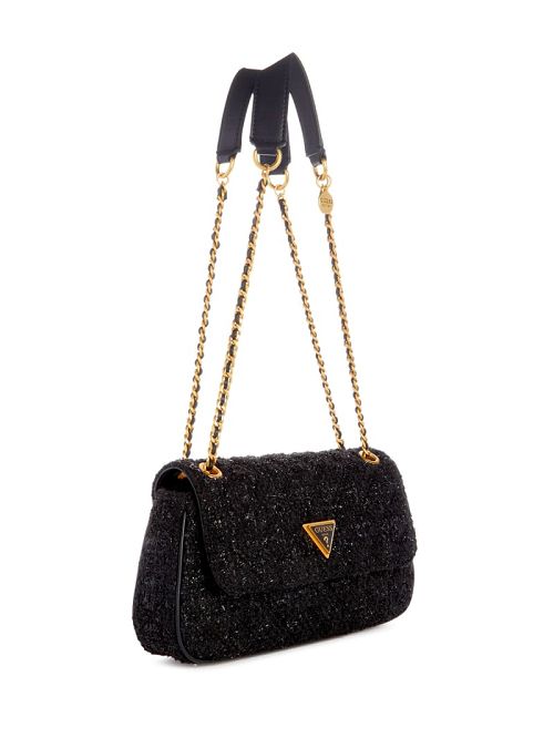 Guess Giully Convertible Crossbody Negrii | GUESS-SN28983