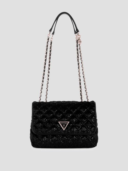 Guess Giully Convertible Crossbody Negrii | GUESS-SN29046