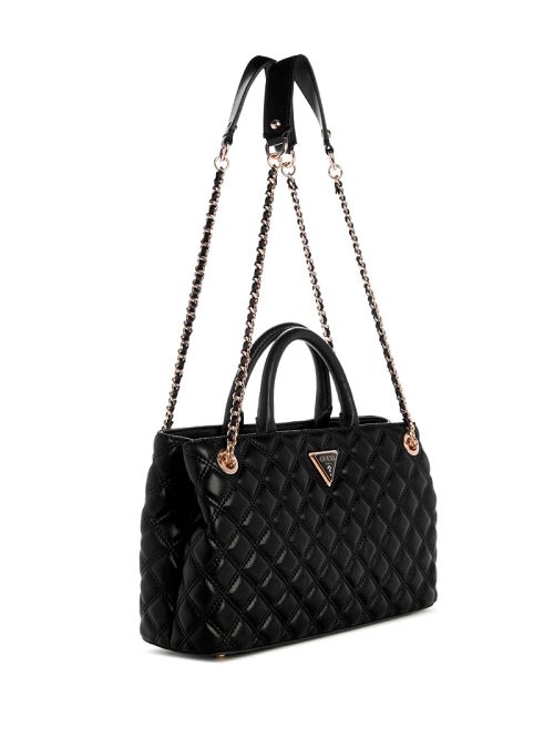 Guess Giully Girlfriend Shoulder Satchel Negrii | GUESS-SN29196