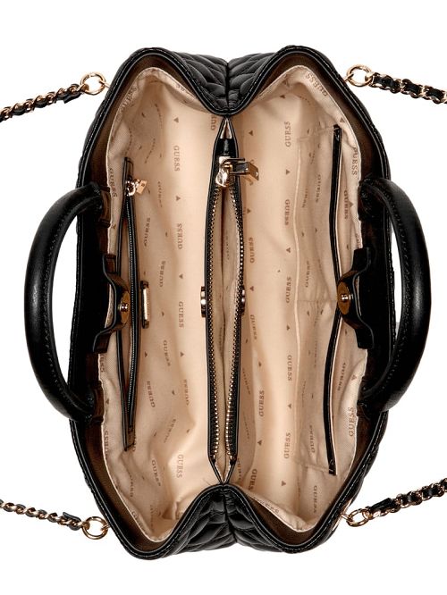 Guess Giully Girlfriend Shoulder Satchel Negrii | GUESS-SN29196