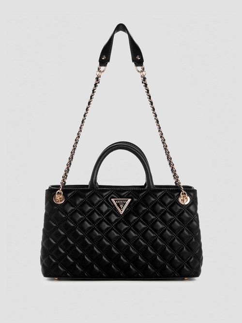 Guess Giully Girlfriend Shoulder Satchel Negrii | GUESS-SN29196