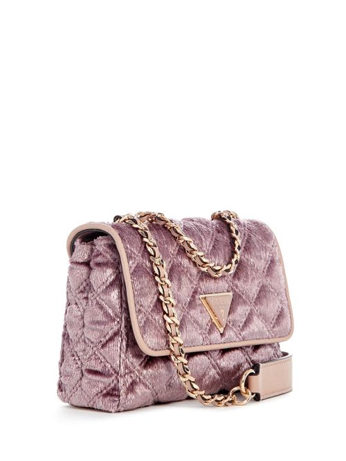 Guess Giully Mini Convertible Crossbody Roz | GUESS-SN28683