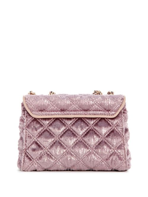 Guess Giully Mini Convertible Crossbody Roz | GUESS-SN28683