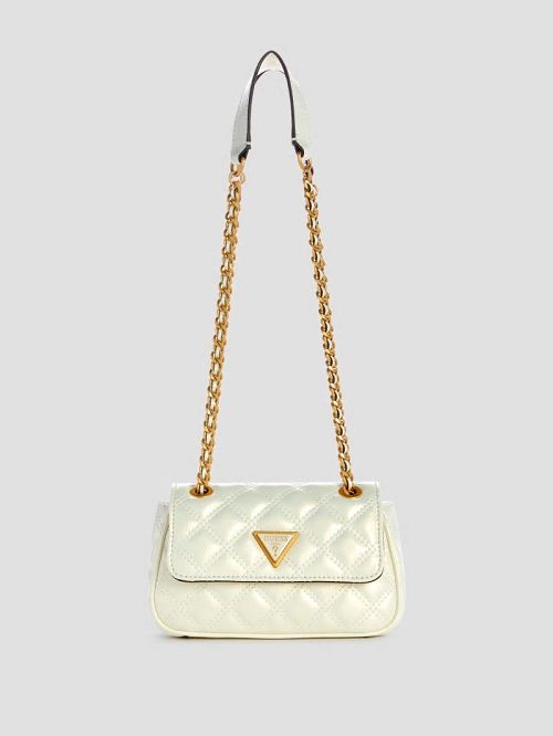 Guess Giully Mini Convertible Crossbody Albi | GUESS-SN28780