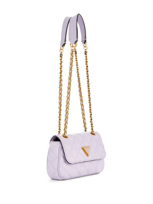 Guess Giully Mini Convertible Crossbody Violet | GUESS-SN29085