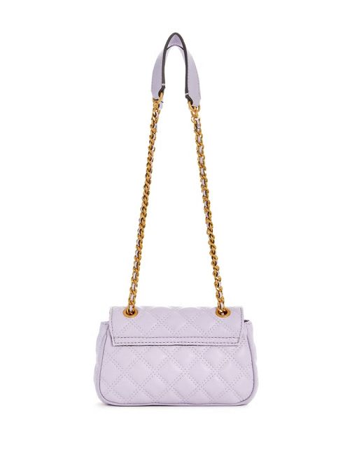Guess Giully Mini Convertible Crossbody Violet | GUESS-SN29085