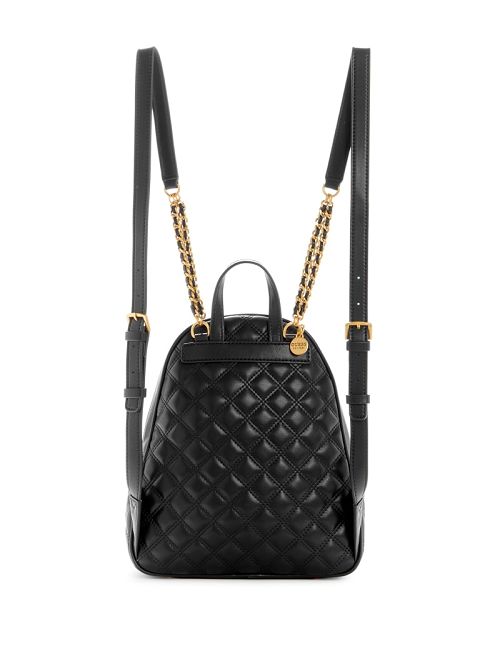 Guess Giully Quilted Backpack Negrii | GUESS-SN29488