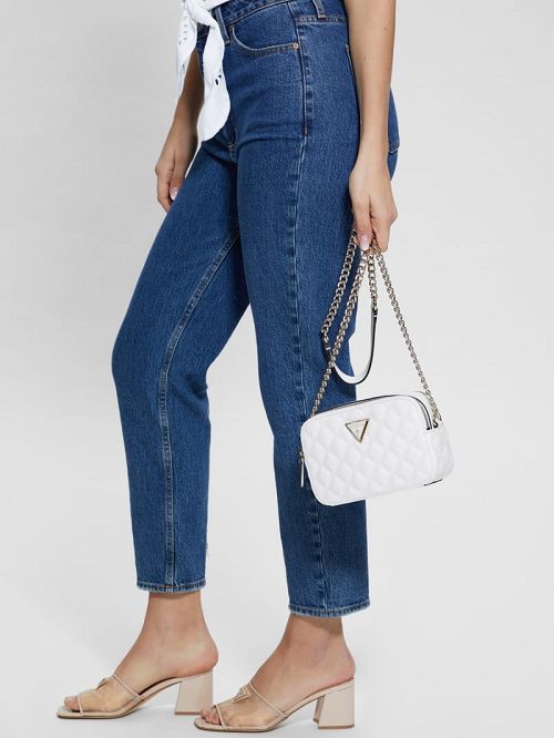 Guess Giully Quilted Camera Crossbody Albi | GUESS-SN28887