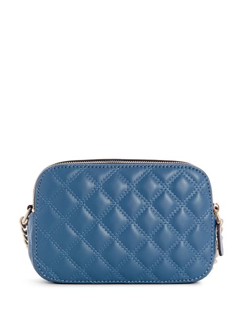 Guess Giully Quilted Camera Crossbody Albastri | GUESS-SN28921