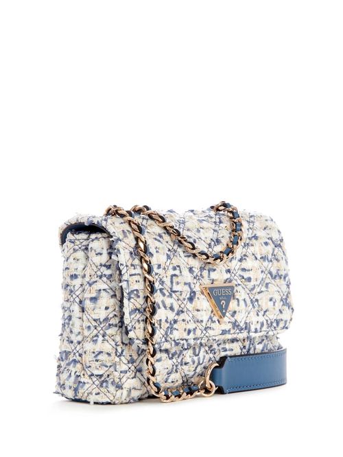 Guess Giully Quilted Mini Crossbody Albastri | GUESS-SN28922