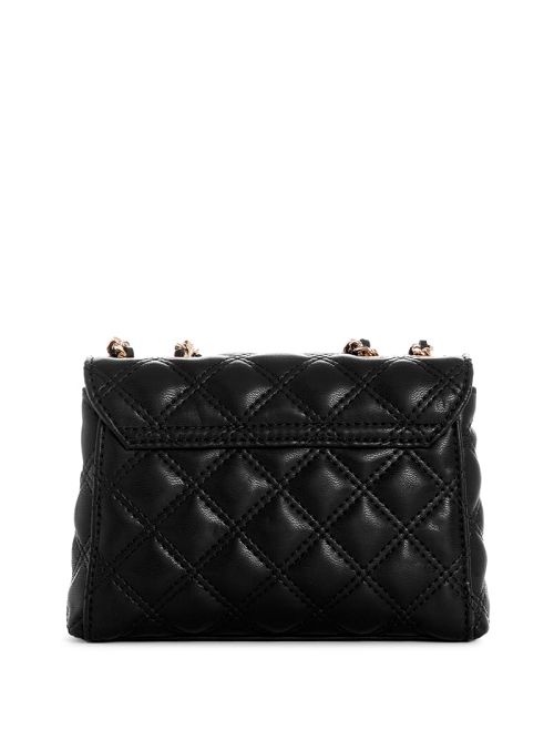 Guess Giully Quilted Mini Crossbody Negrii | GUESS-SN29013