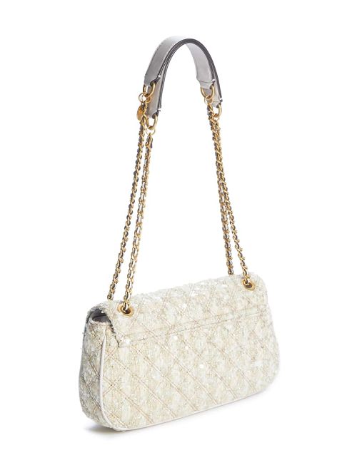 Guess Giully Tweed Convertible Crossbody Roz | GUESS-SN29132