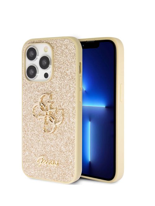 Guess Glitter iPhone 14 Pro Case Aurii | GUESS-SN31744