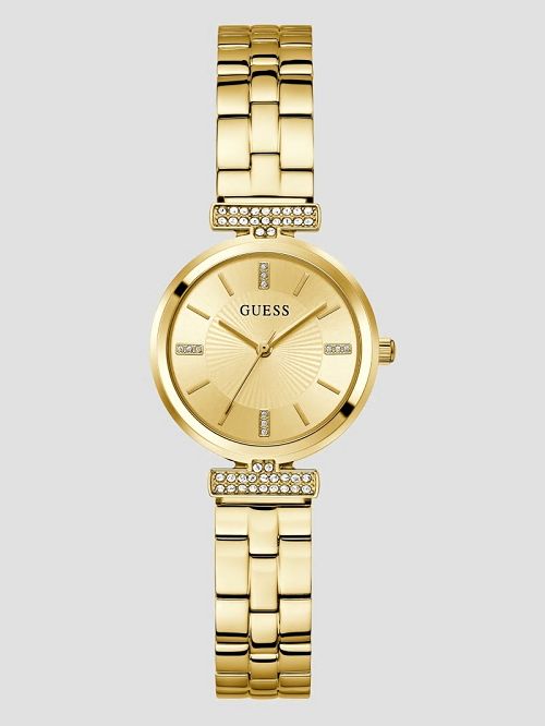 Guess Gold-Tone Analog Watch Aurii | GUESS-SN29966