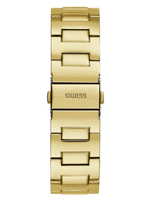 Guess Gold-Tone Barrel Analog Watch Aurii | GUESS-SN31639