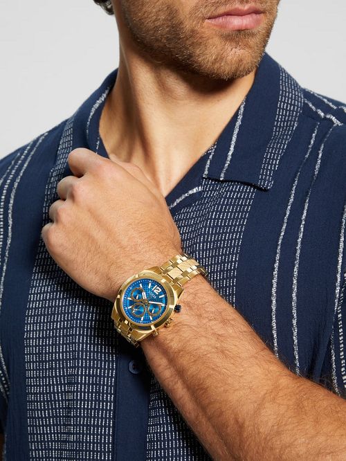 Guess Gold-Tone Chronograph Watch Aurii | GUESS-SN31627