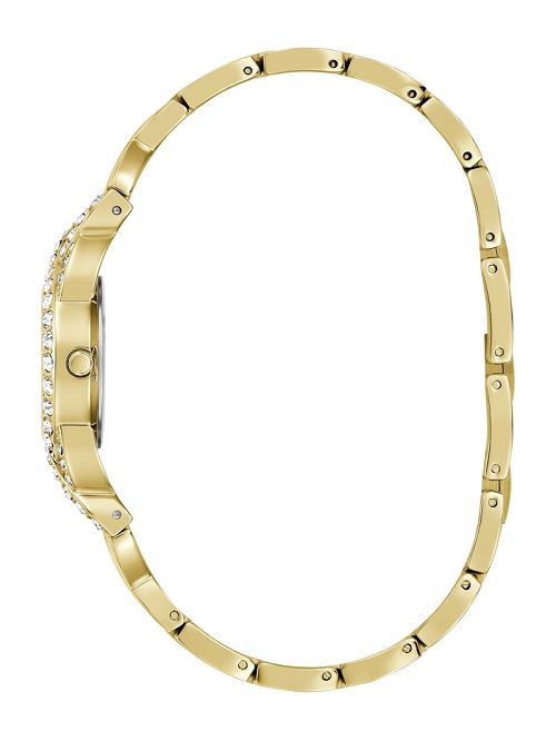 Guess Gold-Tone Crystal Analog Watch Aurii | GUESS-SN29967