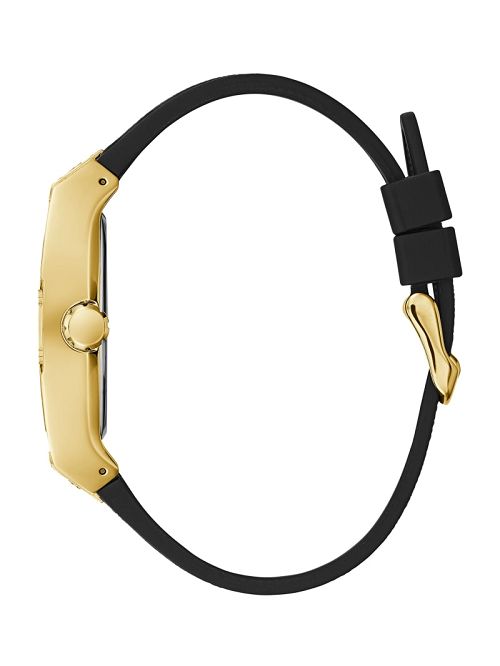 Guess Gold-Tone Crystal Multifunction Watch Negrii | GUESS-SN31650