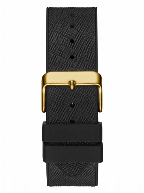 Guess Gold-Tone Crystal Multifunction Watch Negrii | GUESS-SN31650