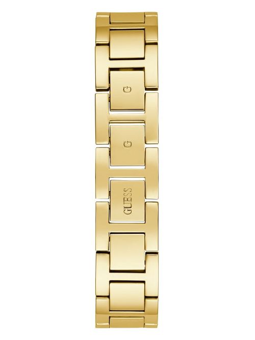Guess Gold-Tone Crystal Triangle Analog Watch Aurii | GUESS-SN29965