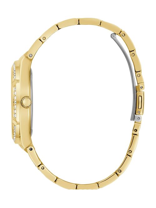 Guess Gold-Tone Cut-Through Multifunction Watch Aurii | GUESS-SN29977