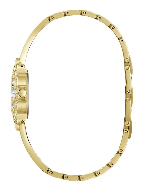 Guess Gold-Tone Flower Analog Watch Aurii | GUESS-SN29994