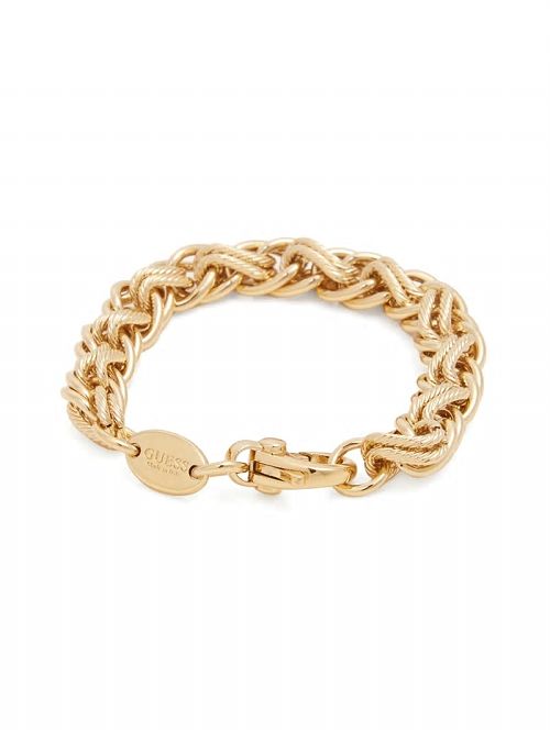 Guess Gold-Tone Grumetta Mini Bracelet Aurii | GUESS-SN30328