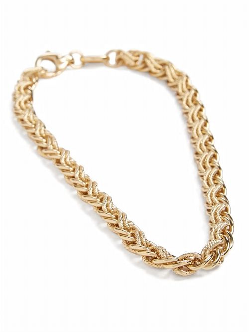 Guess Gold-Tone Grumetta Mini Necklace Aurii | GUESS-SN30257