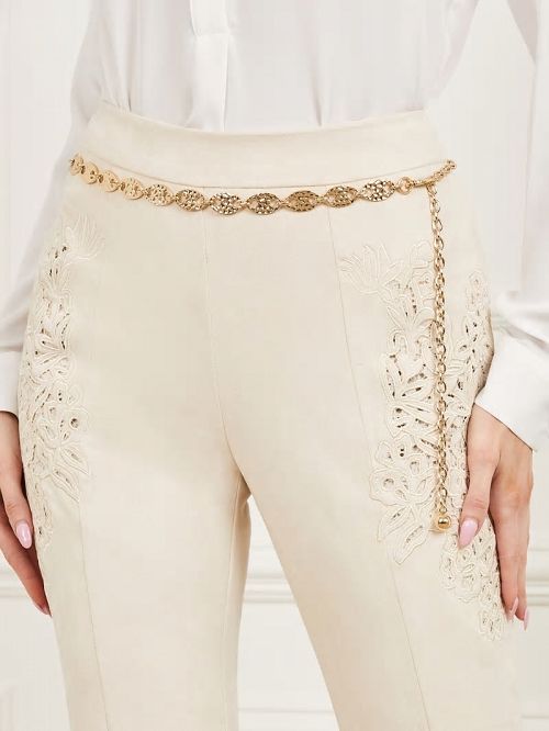 Guess Gold-Tone Hammered Chain Belt Aurii | GUESS-SN30231