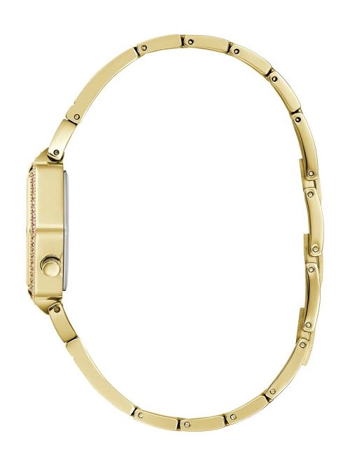 Guess Gold-Tone Hexagon Analog Watch Aurii | GUESS-SN29997