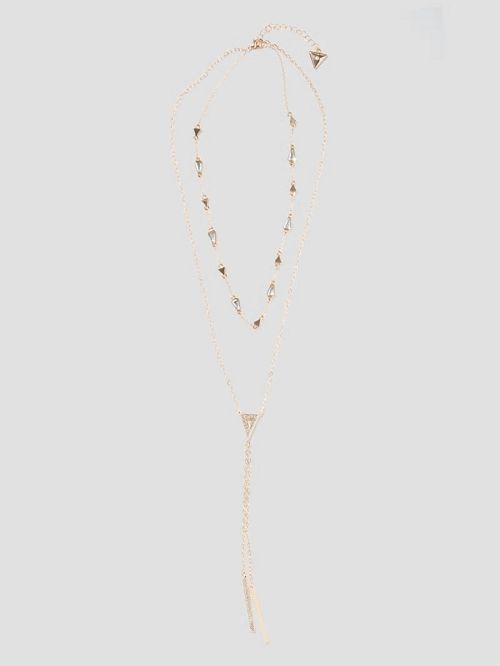 Guess Gold-Tone Layered Y Necklace Aurii | GUESS-SN30245