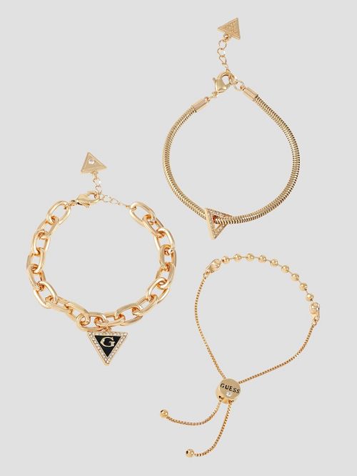 Guess Gold-Tone Mixed Bracelet Set Aurii | GUESS-SN30329