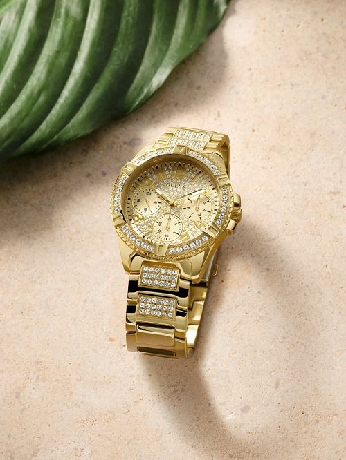 Guess Gold-Tone Multifunction Watch Aurii | GUESS-SN31649
