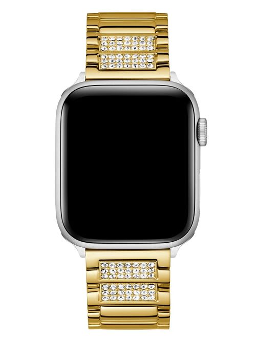 Guess Gold-Tone Rhinestone 42-44 mm Band for Apple Watch® Aurii | GUESS-SN31609