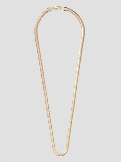 Guess Gold-Tone Snake Chain Necklace Aurii | GUESS-SN31828