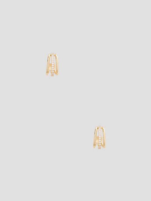 Guess Gold-Tone Square Earrings Aurii | GUESS-SN30296