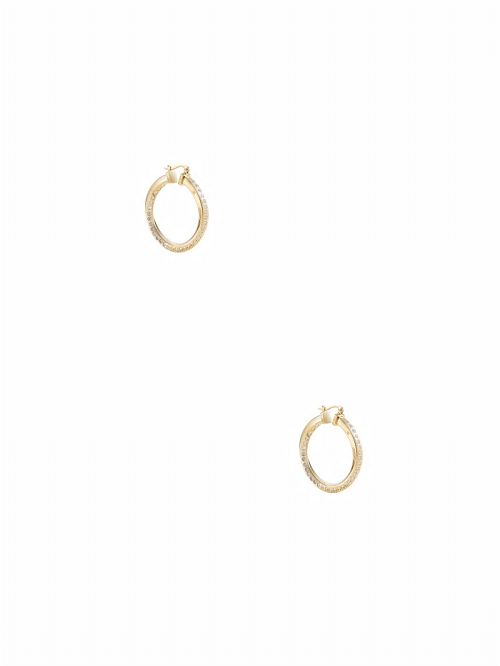 Guess Gold-Tone Twisted Hoop Earring Aurii | GUESS-SN30294