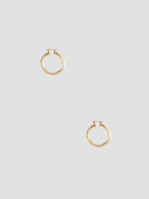 Guess Gold-Tone Twisted Hoop Earring Aurii | GUESS-SN30294