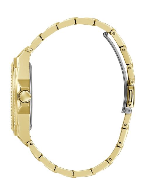 Guess Gold-Tone and Crystal Multifunction Watch Aurii | GUESS-SN30024
