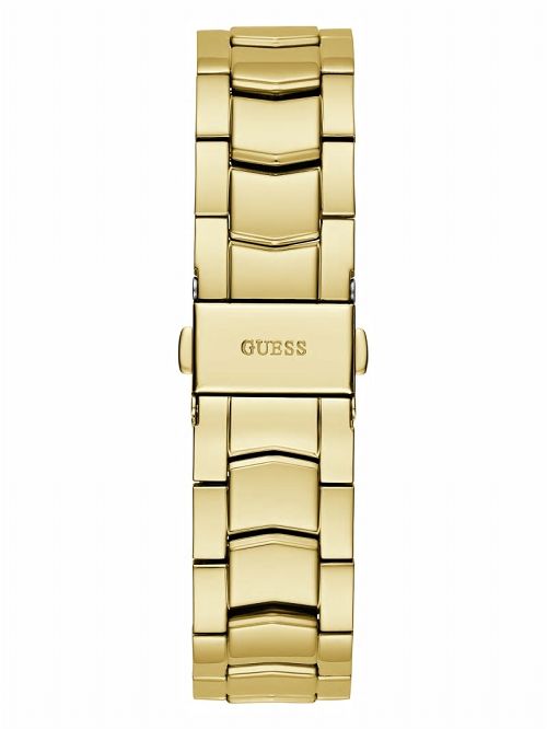 Guess Gold-Tone and Crystal Multifunction Watch Aurii | GUESS-SN30024