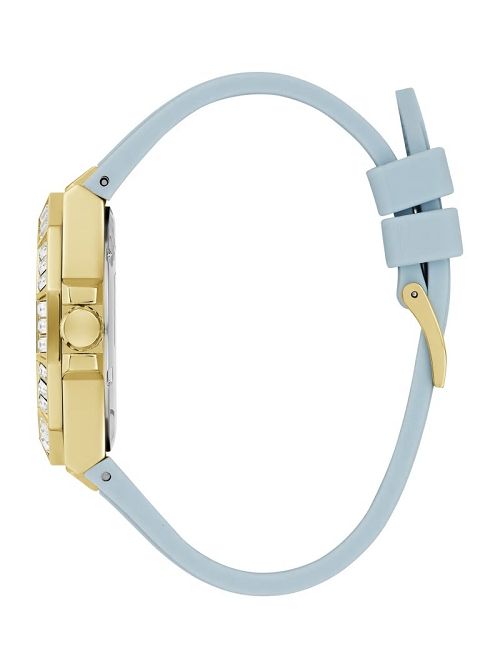 Guess Gold-Tone and White Analog Watch Box Set Aurii | GUESS-SN29968