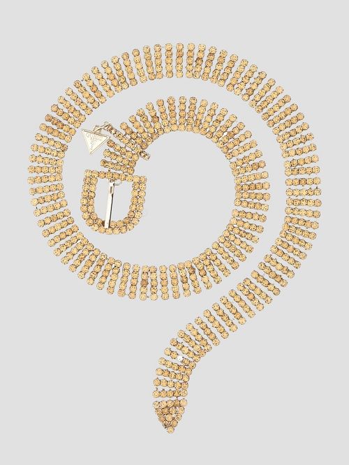 Guess Gold Strass Belt Aurii | GUESS-SN30240