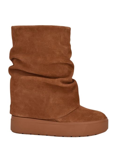 Guess Guinna Hidden Wedge Ankle Boots Maro | GUESS-SN29957